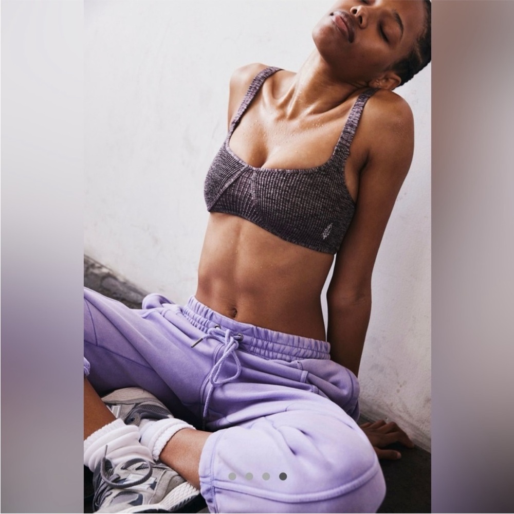 NWOT Free People Arrondi Bra Size: XL in Purple Merlot